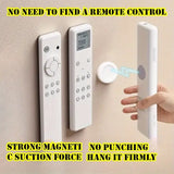 Magnetic Remote Control Holder Wall Mount 3-Pack | No Drill, Space-Saving Organizer